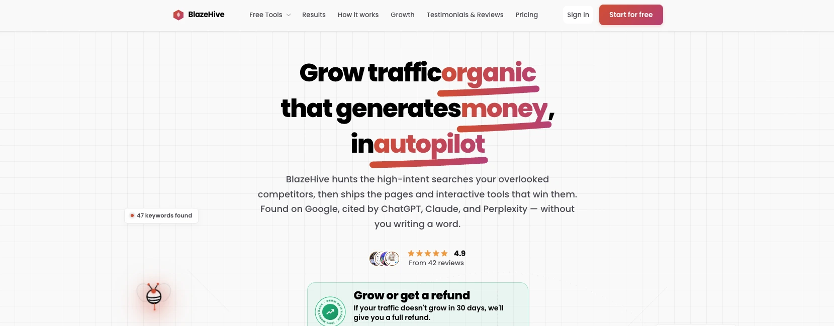 BlazeHive AI-powered link building marketplace